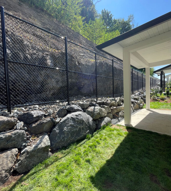 Residential chainlink fence solution